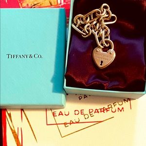 Genuine Tiffany & Co heart lock bracelet